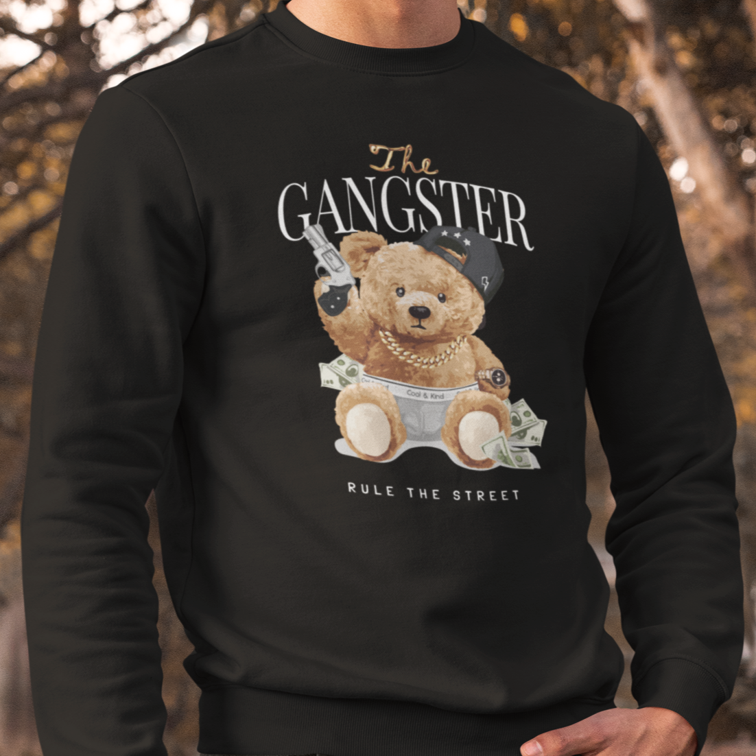 Ватирана блуза The Gangster с мече - Unisex Модел